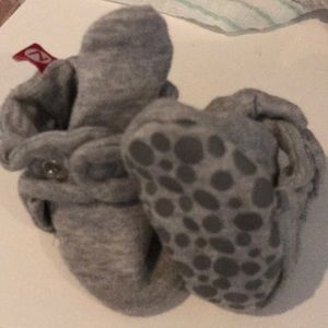 Zutano Gray Booties Size 3M